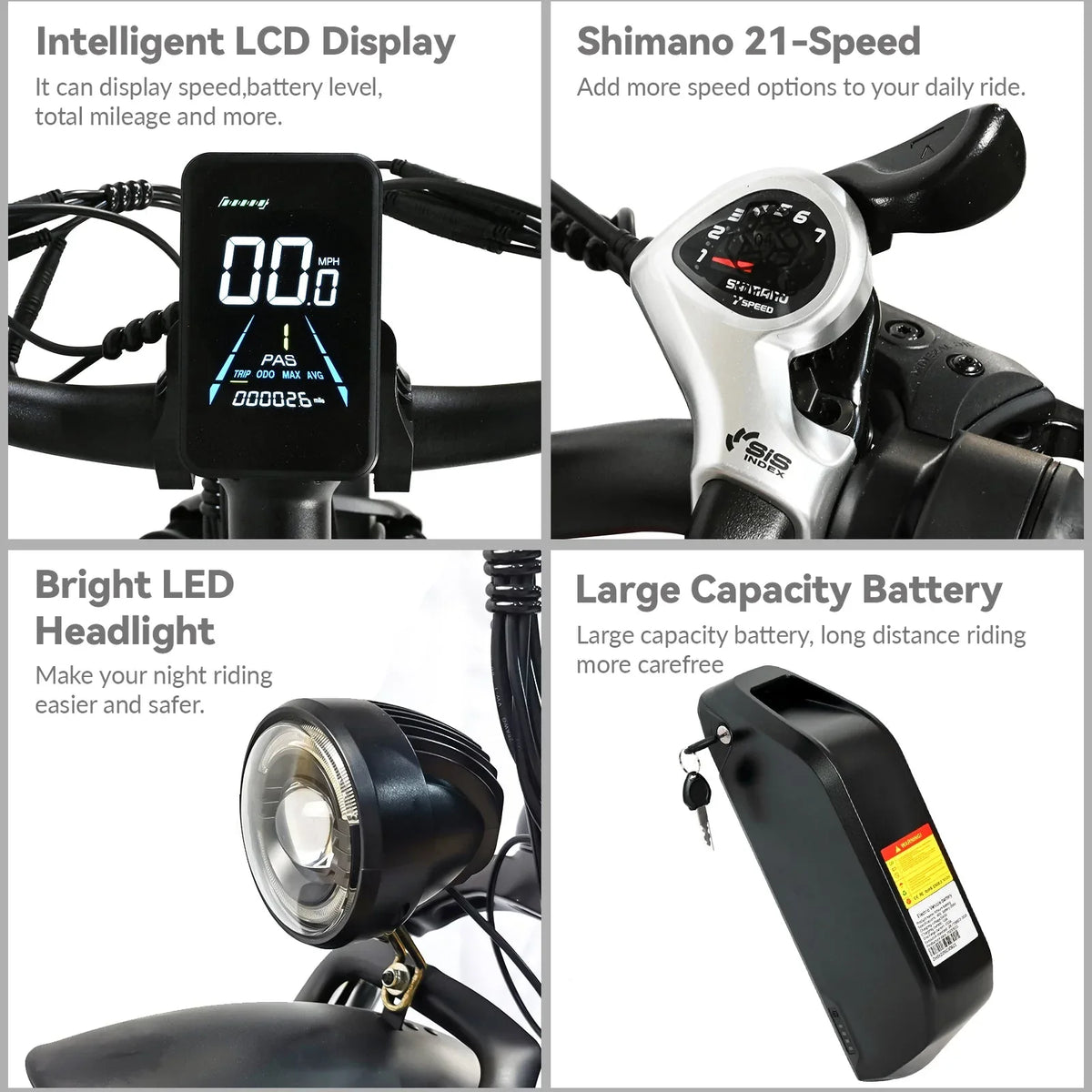 BAOLUJIE DP-2602 Fat Electric Bike 26inch | 48v 2000w Dual motor | Hydraulic Disc Brake | 20Ah lithium battery - Rich Bit eBike
