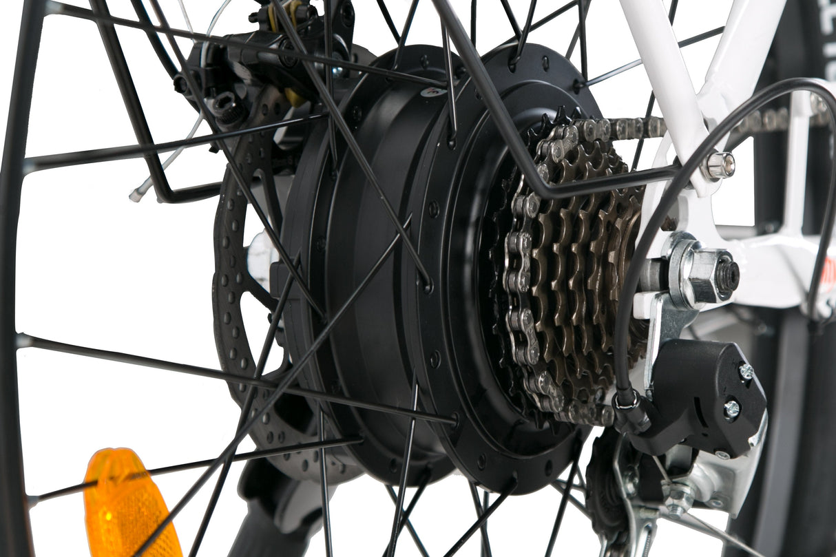 Cityrun 26" City Electric Bike, 40Nm Commuter Bike, 36V 10Ah Li-Battery City eBike Rich Bit eBike