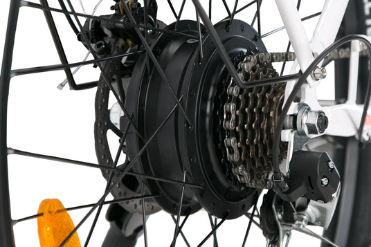 Cityrun 26" City Electric Bike, 40Nm Commuter Bike, 36V 10Ah Li-Battery City eBike Rich Bit eBike