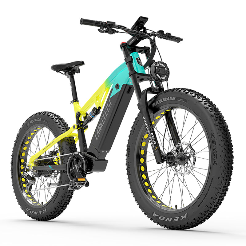 LANKELEISI RV800 Fat Electric Bike 26inch 52KMH | Bafang 1130w peak | ZOOM Disc Brake | 20Ah Samsung battery