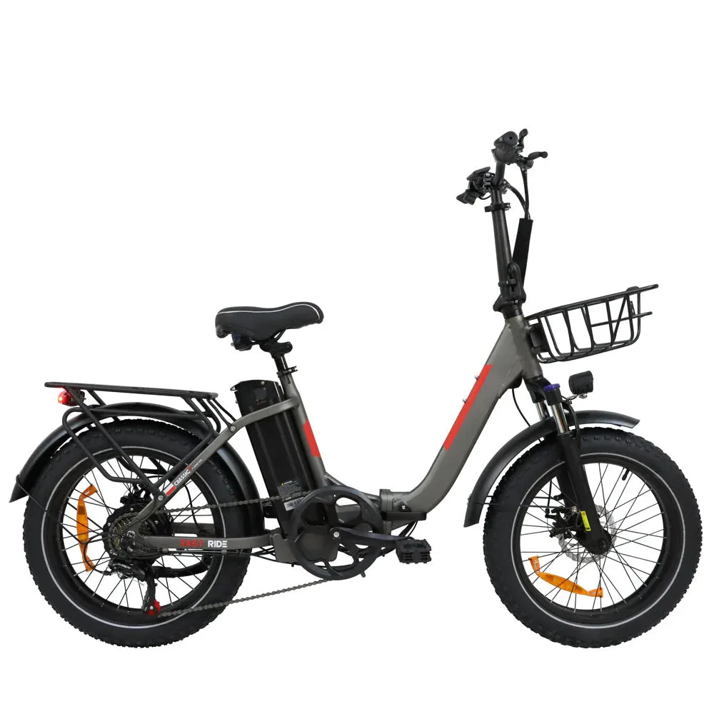 BAOLUJIE DZ-2030 Foldable Fat Electric Bike 20inch | 48v 500w rear hub | Disc Brake | 13Ah lithium battery - Rich Bit eBike