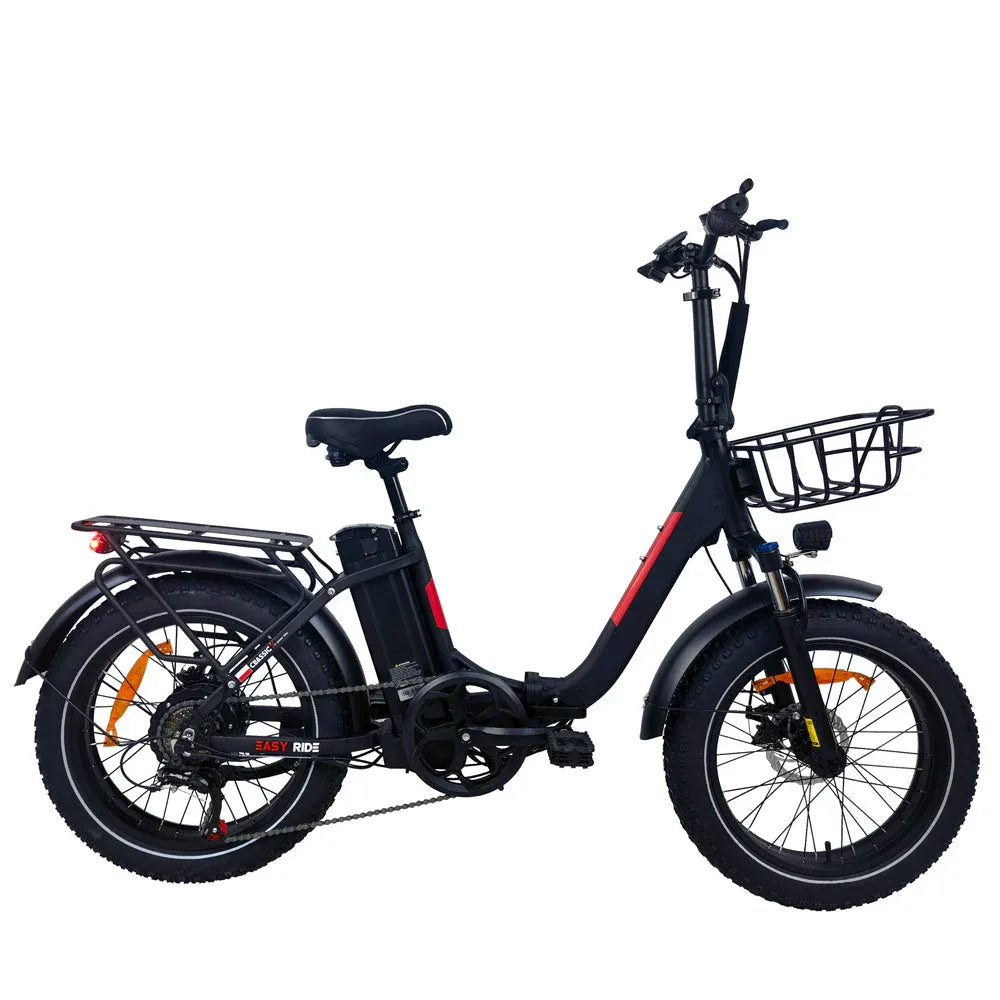 BAOLUJIE DZ-2030 Foldable Fat Electric Bike 20inch | 48v 500w rear hub | Disc Brake | 13Ah lithium battery - Rich Bit eBike