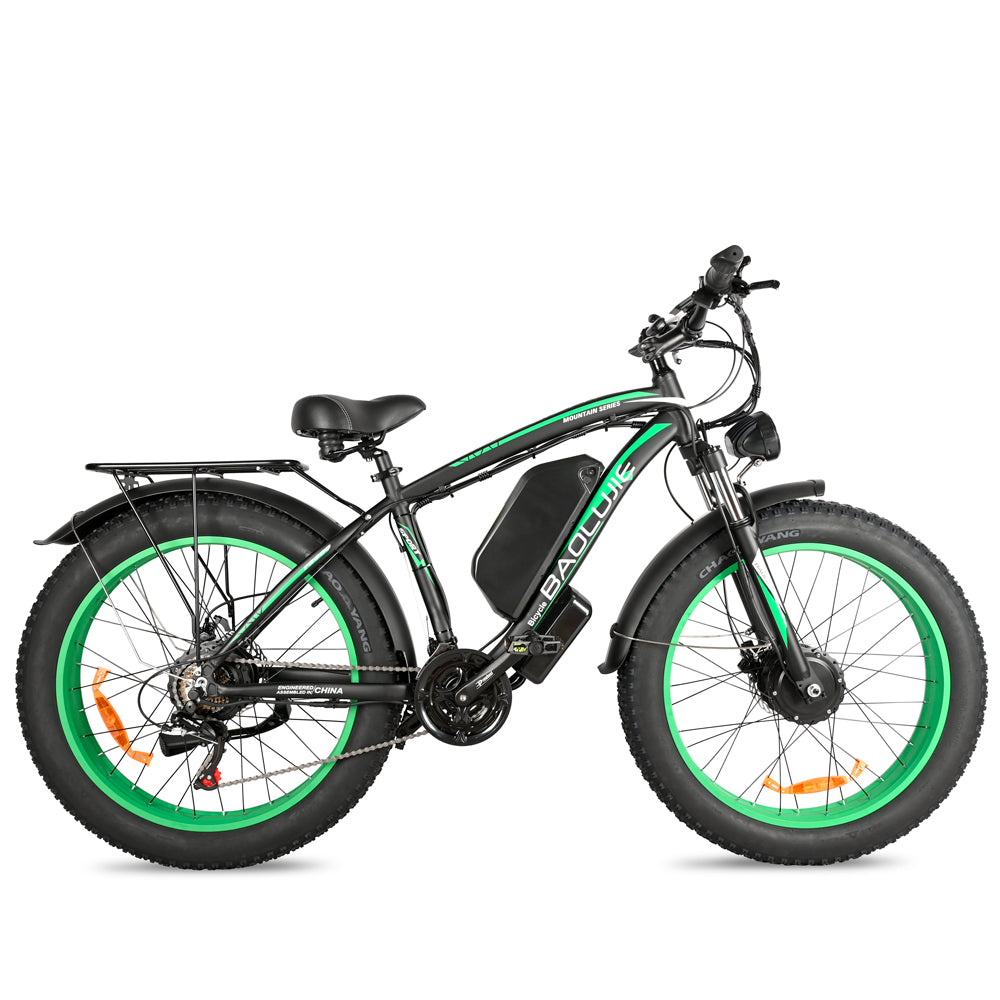 BAOLUJIE DP-2602 Fat Electric Bike 26inch | 48v 2000w Dual motor | Hydraulic Disc Brake | 20Ah lithium battery