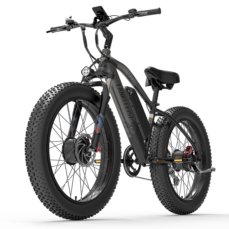 LANKELEISI MG740 Plus Snow Beach e Bike 26inch 49KMH | 48v 2000w dual motor | Hydraulic Disc Brake | 17.5Ah hidden battery
