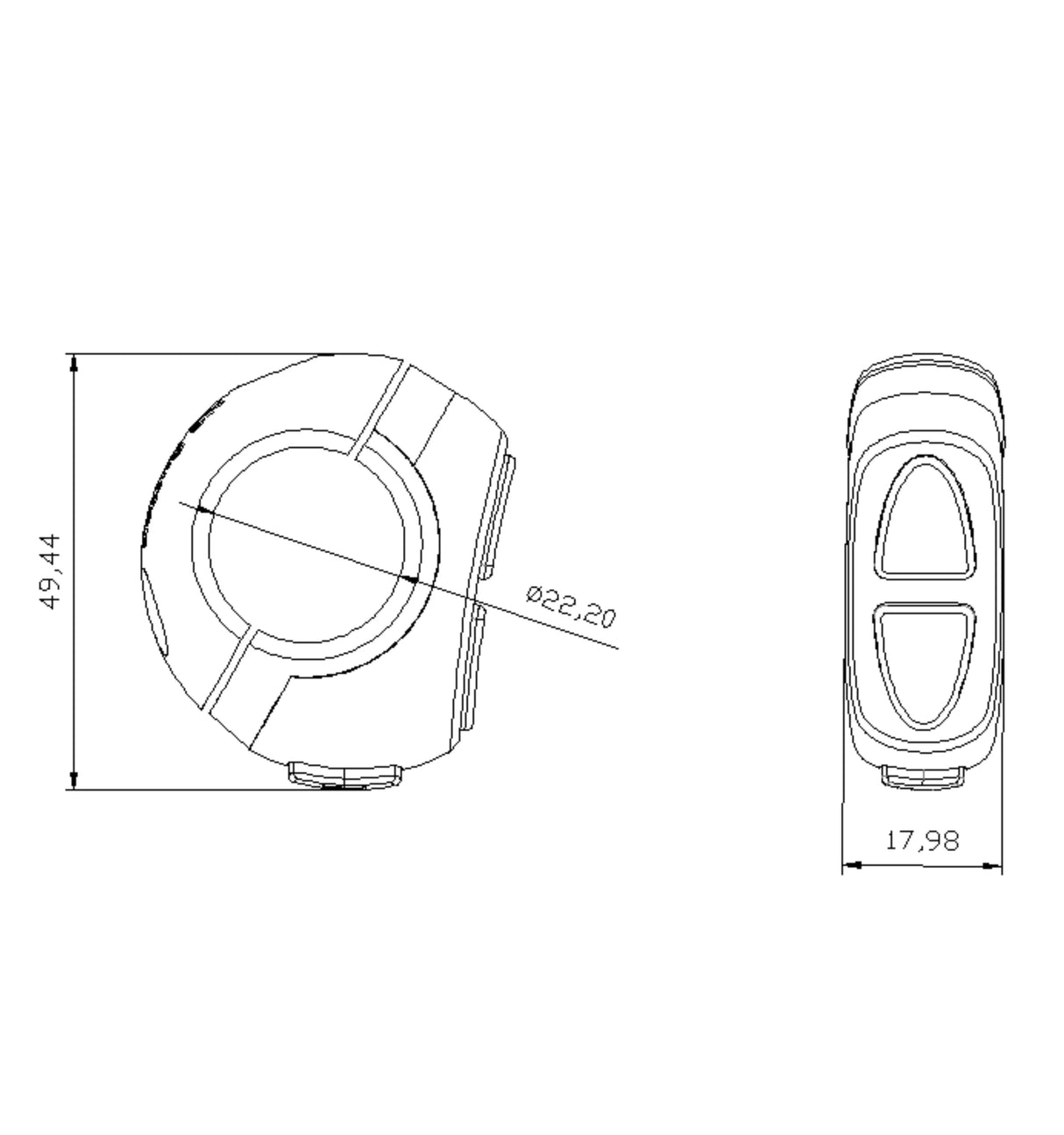 CYSUM CM900 LCD Display Speedmeter 48v - Rich Bit eBike