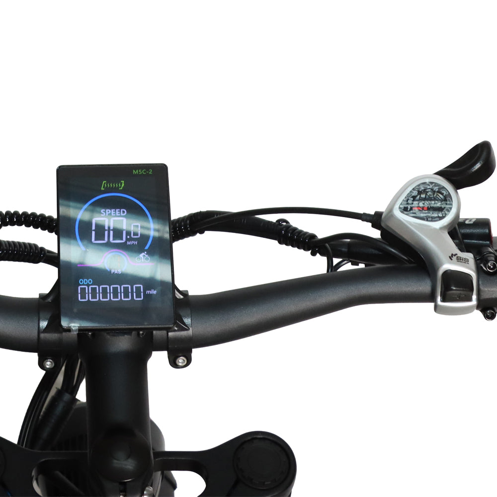 BAOLUJIE DP-2603 Plus 3000W 32Ah 52V Full Suspension Fat Electric Bike Rich Bit eBike