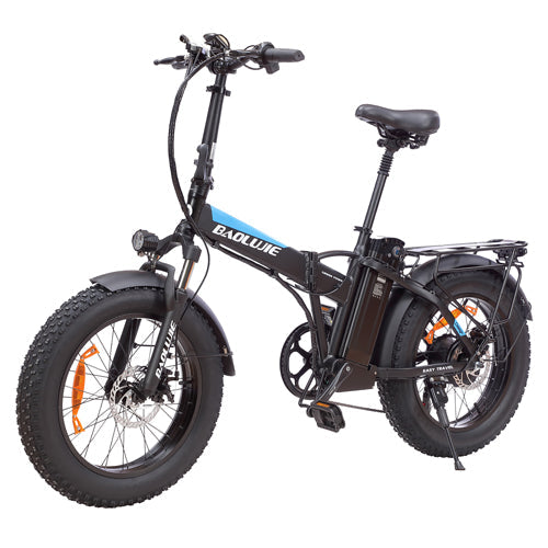 BAOLUJIE DZ-2002 Foldable Fat Electric Bike 20inch | 48v 500w rear hub | Disc Brake | 13Ah lithium battery Rich Bit eBike