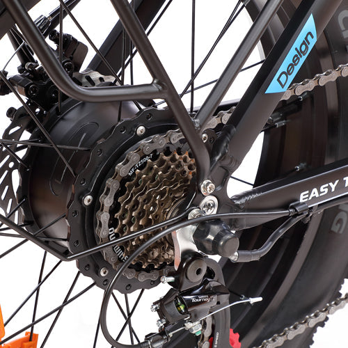 BAOLUJIE DZ-2002 Foldable Fat Electric Bike 20inch | 48v 500w rear hub | Disc Brake | 13Ah lithium battery Rich Bit eBike