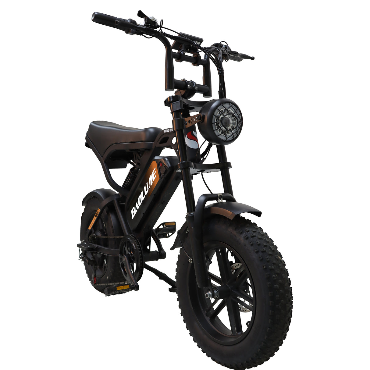 BAOLUJIE F2 Full Suspension Mini E-Bike 16x4.0 inch 45KMH | 48v 500w | Disc Brake | 13Ah portable battery