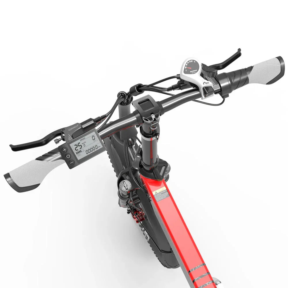 LANKELEISI G650 Foldable e Bike 20inch 35KMH | 48v 500w | Hydraulic Disc Brake | 12.8Ah hidden battery - Rich Bit eBike