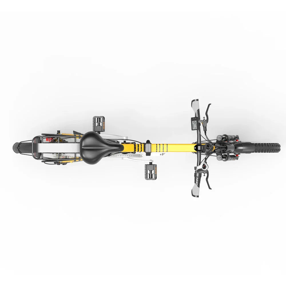 LANKELEISI G650 Foldable e Bike 20inch 35KMH | 48v 500w | Hydraulic Disc Brake | 12.8Ah hidden battery - Rich Bit eBike