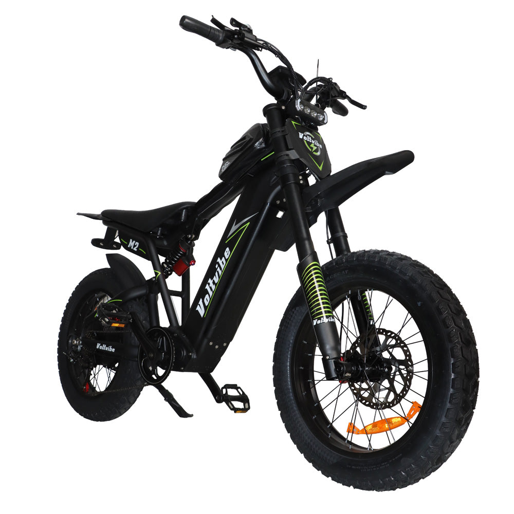 BAOLUJIE M2 Full Suspension Fat E-Bike 20x4.0 inch 65KMH | 60v 2000w | Hydraulic Disc Brake | 25Ah power battery