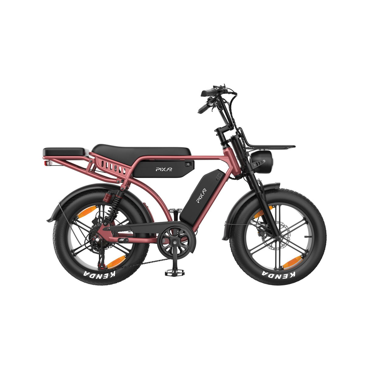 PIXAR M9 Dual Battery Electric Bike | 48V 35Ah Long Range | 250W High Speed Motor | 20" Fat Tire All-Terrain E-Bike Rich Bit eBike