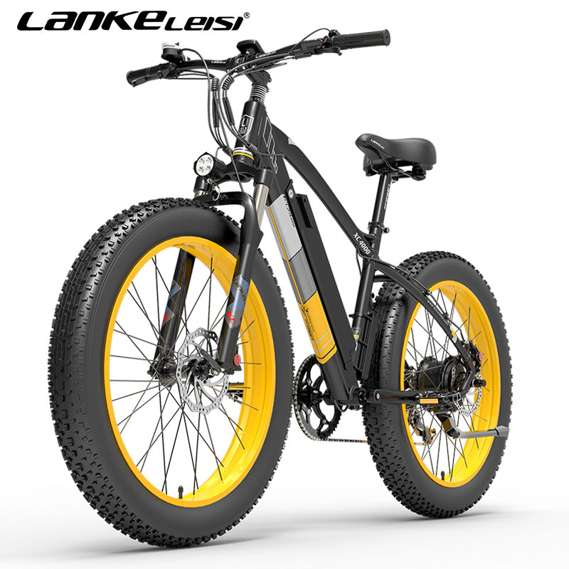 LANKELEISI XC4000 Mountain all-terrain e Bike 26inch 40KMH | 48v 1000w | Hydraulic Disc Brake | 15Ah hidden battery