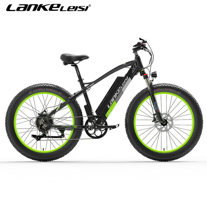 LANKELEISI XC4000 Mountain all-terrain e Bike 26inch 40KMH | 48v 1000w | Hydraulic Disc Brake | 15Ah hidden battery - Rich Bit eBike