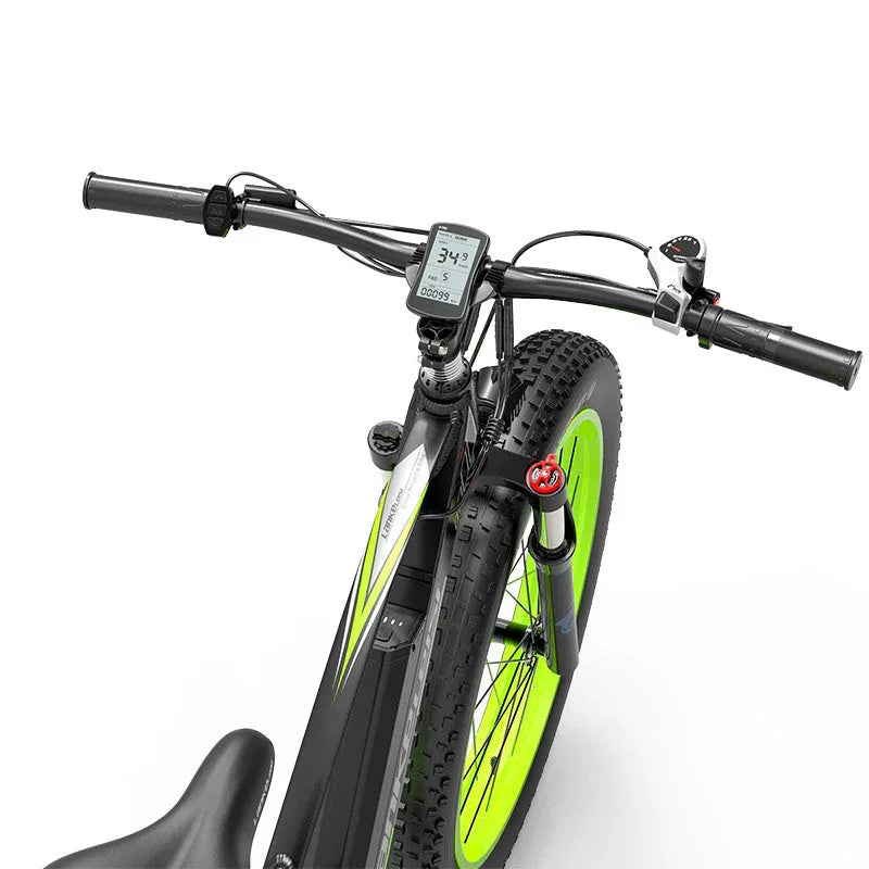 LANKELEISI XC4000 Mountain all-terrain e Bike 26inch 40KMH | 48v 1000w | Hydraulic Disc Brake | 15Ah hidden battery - Rich Bit eBike