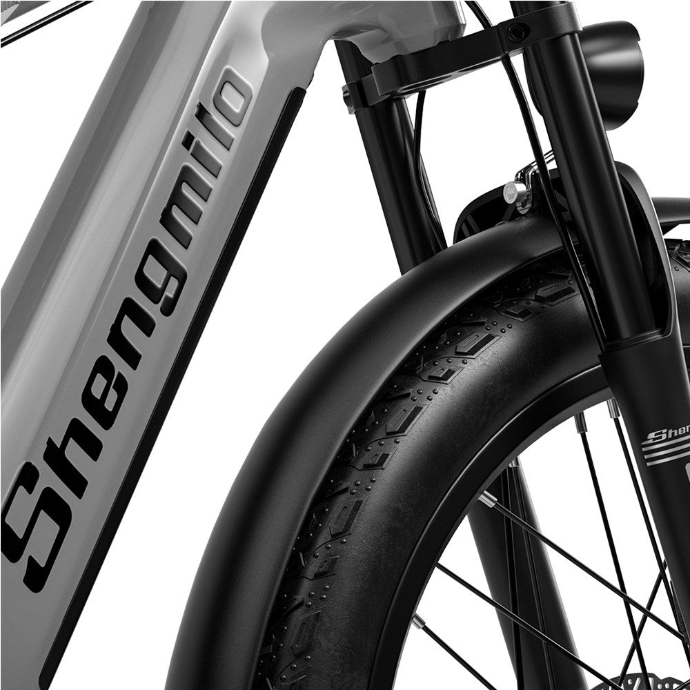 SHENGMILO S600 Full Suspension Fat E-Bike 26x3.0 inch 25KMH | 48v 2000w dual-motor | Hydraulic Disc Brake | 17.5Ah SAMSUNG battery Rich Bit eBike