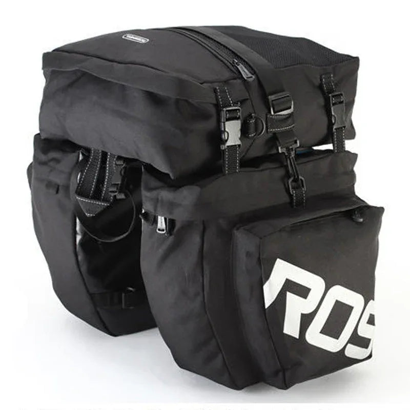 Bicycle backpack, saddle bag, rear rack bag, mountain bike all-in-one long-distance riding backpack - Rich Bit eBike
