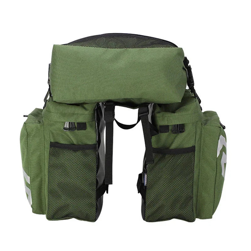 Bicycle backpack, saddle bag, rear rack bag, mountain bike all-in-one long-distance riding backpack - Rich Bit eBike