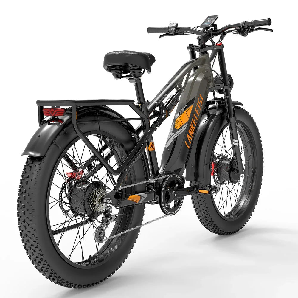 LANKELEISI MG800 Max Fat e Bike 26inch 48KMH | 48v 2000w dual motor | Hydraulic Disc Brake | Samsung 20Ah portable battery - Rich Bit eBike