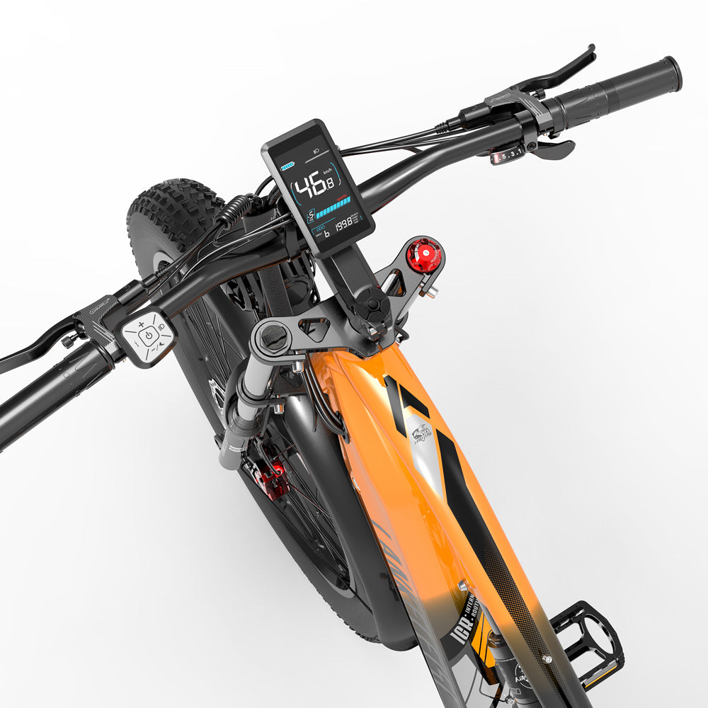 LANKELEISI MG800 Max Fat e Bike 26inch 48KMH | 48v 2000w dual motor | Hydraulic Disc Brake | Samsung 20Ah portable battery