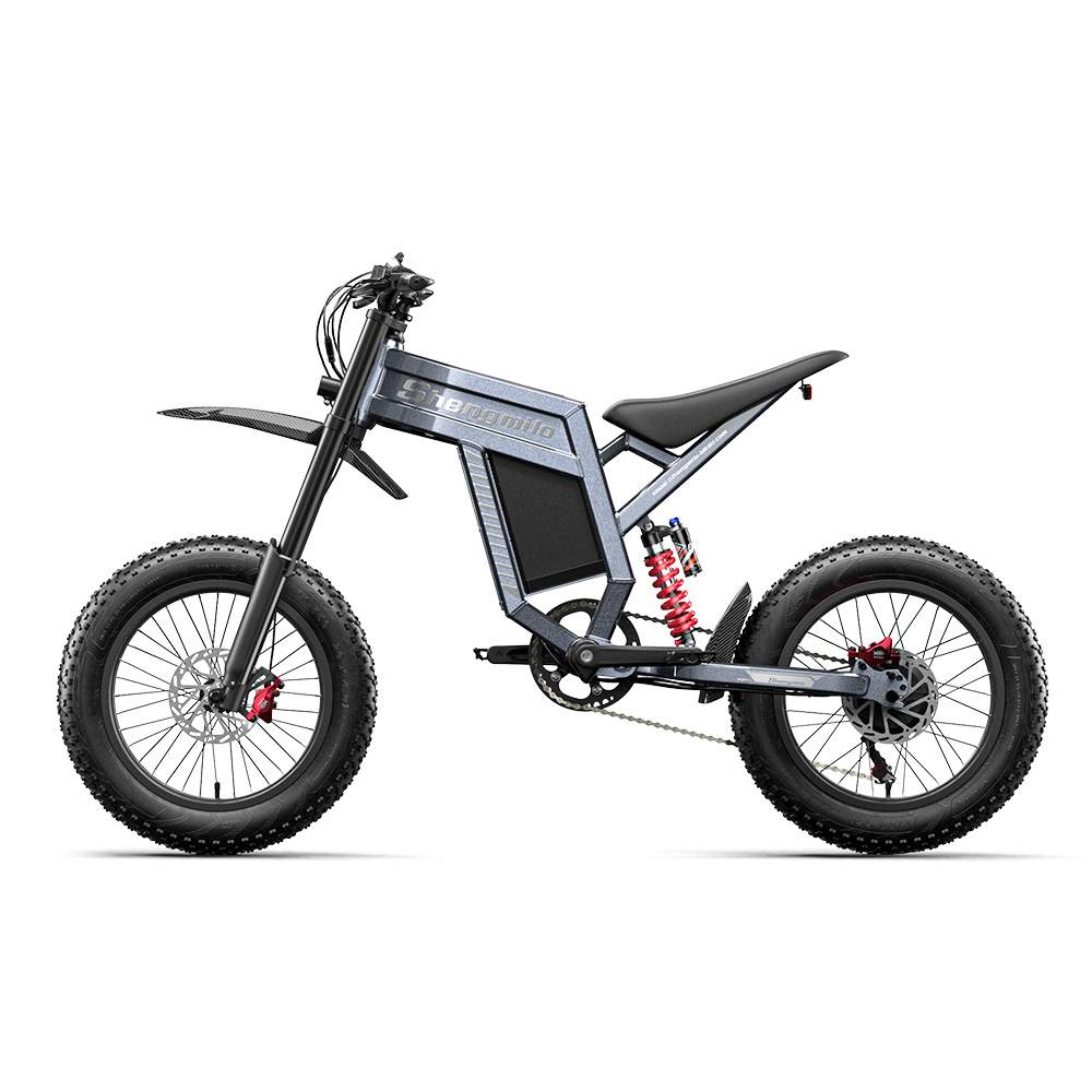 SHENGMILO S900 Off-road E Motorcycle 20x4.0 inch 65KMH | 60v 1500w 150N.m | Hydraulic Disc Brake | 30Ah SAMSUNG battery Rich Bit eBike