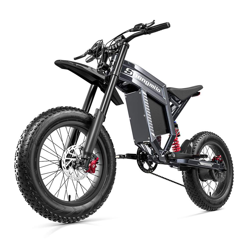 SHENGMILO S900 Off-road E Motorcycle 20x4.0 inch 65KMH | 60v 1500w 150N.m | Hydraulic Disc Brake | 30Ah SAMSUNG battery Rich Bit eBike