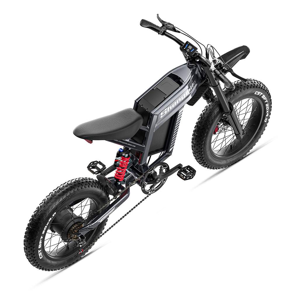 SHENGMILO S900 Off-road E Motorcycle 20x4.0 inch 65KMH | 60v 1500w 150N.m | Hydraulic Disc Brake | 30Ah SAMSUNG battery Rich Bit eBike