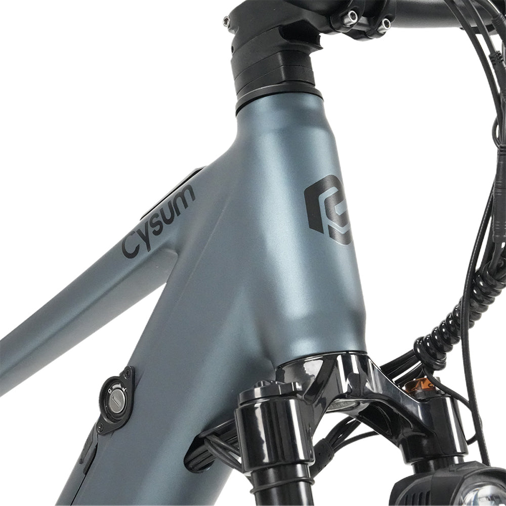 CYSUM M-RAX Electric Mountain Bike | 48V 13Ah Removable Battery | 350W High-Speed Motor | 27.5" Hardtail All-Terrain E-MTB Rich Bit eBike