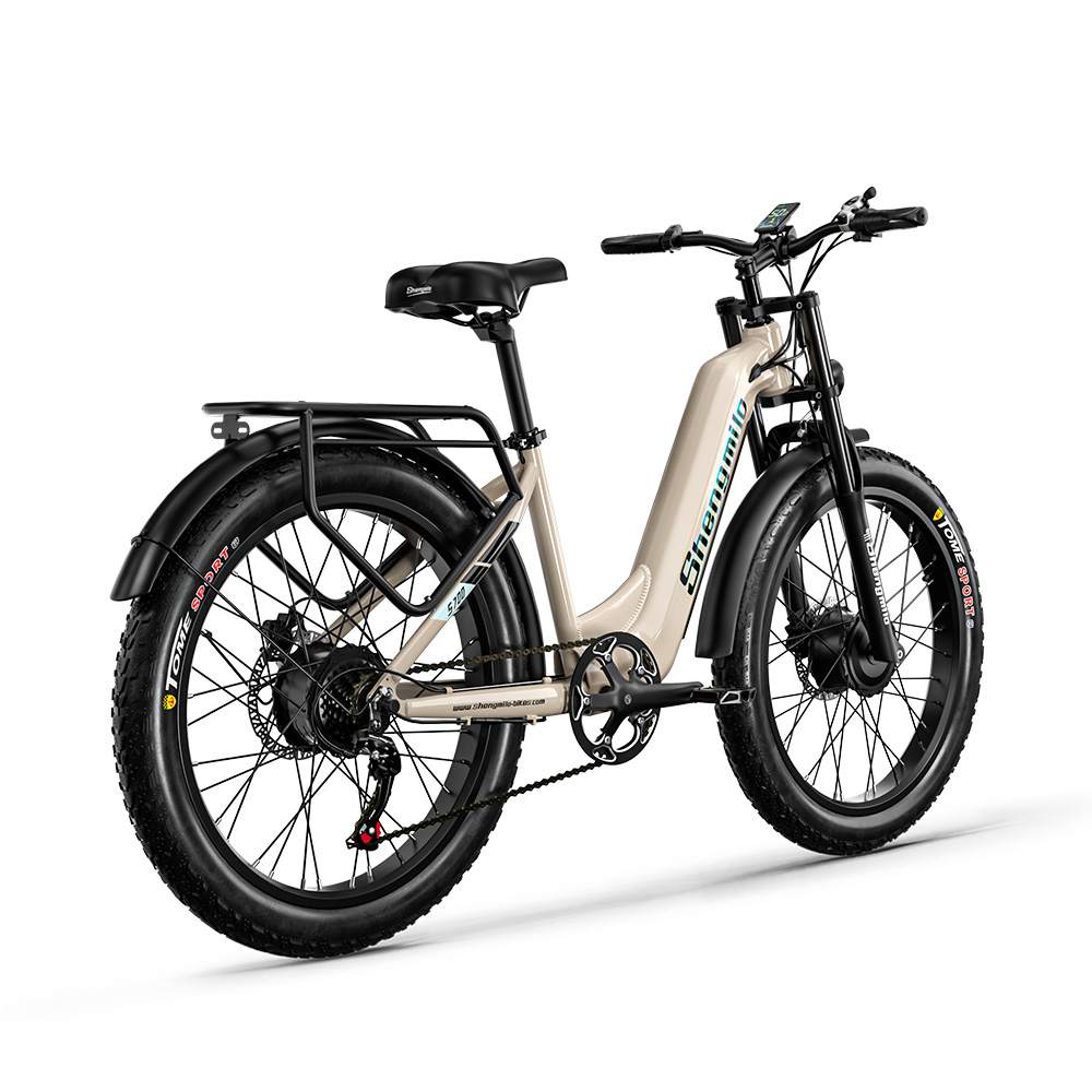 SHENGMILO S700 Step Through Fat E-Bike 26x3.0 inch 25KMH | 48v 2000w dual-motor | Hydraulic Disc Brake | 17.5Ah SAMSUNG battery Rich Bit eBike