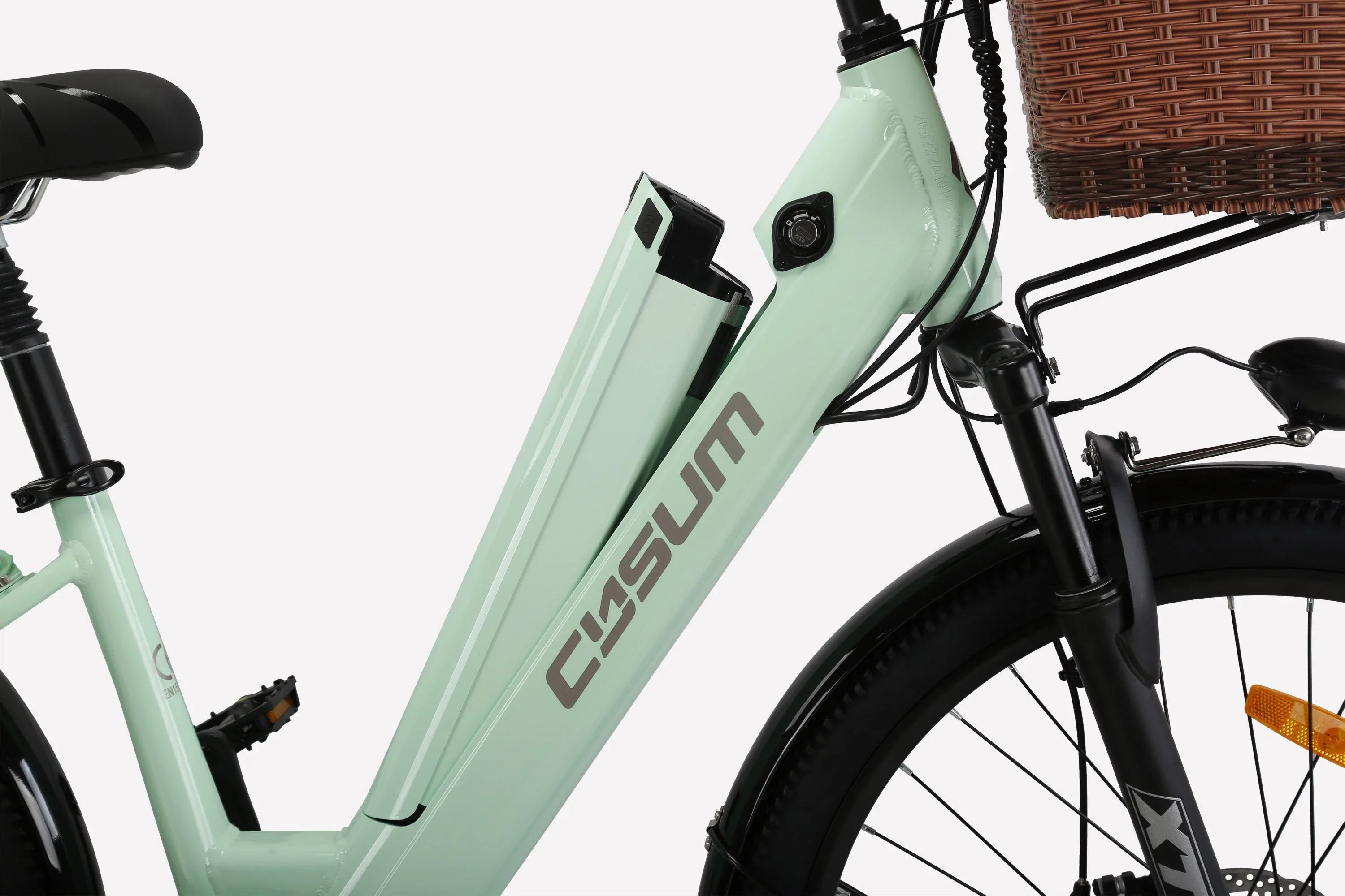 Cysum X-City Electric Bike - 48V 250W Motor, 45Nm Torque, 48V 10.4Ah Lithium Battery, Step-Through Frame, Unisex Design for Commuting - Rich Bit eBike