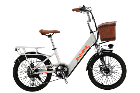 Cityrun 20" City Electric Bike, 40Nm Ladies Electric Bicycle, 36V 10Ah Li-Battery Urban Electric Bike