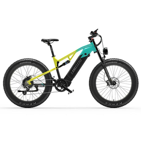 LANKELEISI RV800 Fat Electric Bike 26inch 52KMH | Bafang 1130w peak | ZOOM Disc Brake | 20Ah Samsung battery - Rich Bit eBike