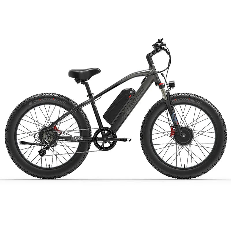 LANKELEISI MG740 Plus Snow Beach e Bike 26inch 49KMH | 48v 2000w dual motor | Hydraulic Disc Brake | 17.5Ah hidden battery - Rich Bit eBike