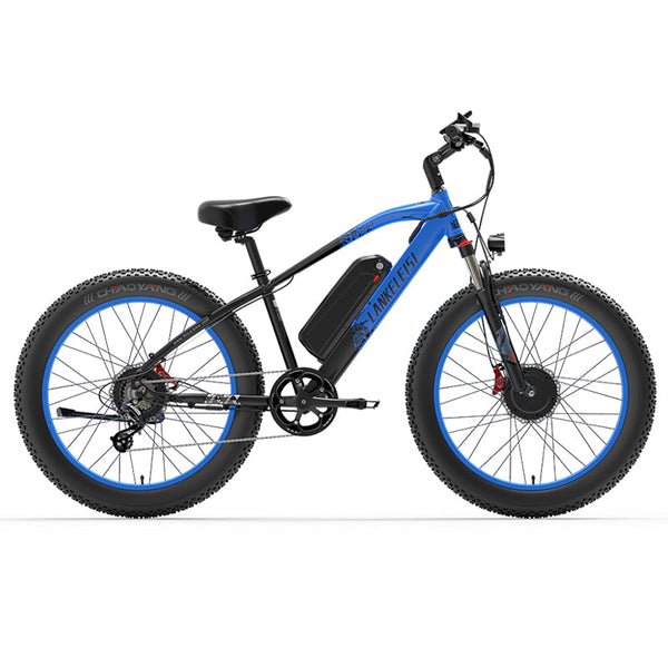 LANKELEISI MG740 Plus Snow Beach e Bike 26inch 49KMH | 48v 2000w dual motor | Hydraulic Disc Brake | 17.5Ah hidden battery Rich Bit eBike