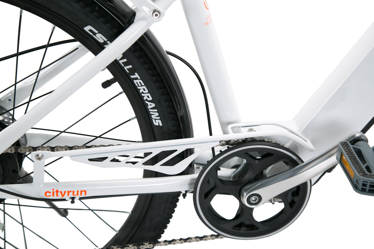 Cityrun 26" City Electric Bike, 40Nm Commuter Bike, 36V 10Ah Li-Battery City eBike