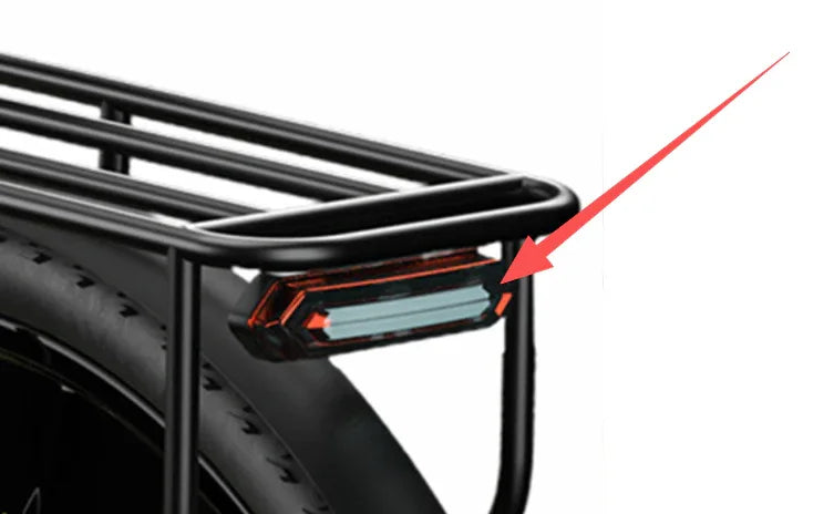 Electric Bike Rear Light for M520 - Rich Bit eBike