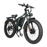BAOLUJIE DP-2603+ Full Suspension Fat Electric Bike 26inch | 52v 3000w Dual motor | Hydraulic Disc Brake | 32Ah lithium battery