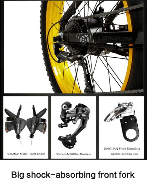 LANKELEISI XT750 Plus Mountain Foldable e Bike 26inch 40KMH | 48v 1000w | Hydraulic Disc Brake | 17.5Ah hidden battery