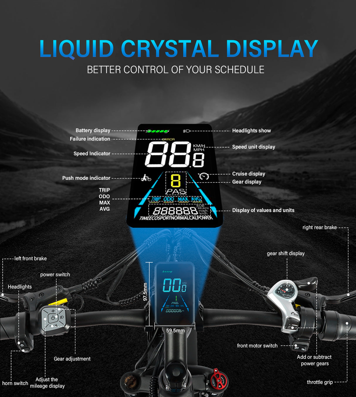 BAOLUJIE DP-2603 Fat Electric Bike 26inch | 52v 3000w Dual motor | Hydraulic Disc Brake | 32Ah lithium battery