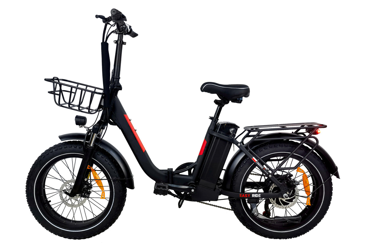 DZ-2030 Foldable Electric Bike, 20*3.0" Commuter Ebike, 48V 13Ah Li-Battery, 75Nm Adult Electric Bicycle