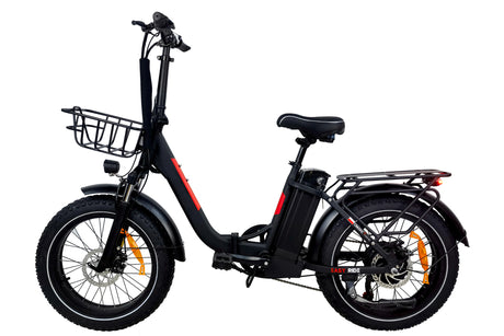 DZ-2030 Foldable Electric Bike, 20*3.0" Commuter Ebike, 48V 13Ah Li-Battery, 75Nm Adult Electric Bicycle