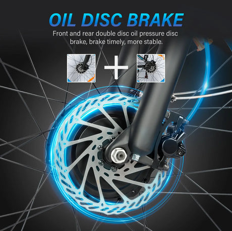 BAOLUJIE DP-2603 Fat Electric Bike 26inch | 52v 3000w Dual motor | Hydraulic Disc Brake | 32Ah lithium battery - Rich Bit eBike