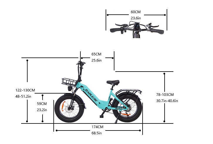 BAOLUJIE 20x4.0 inch Fat Tyre Electric Bike 576Wh Folding E-bike