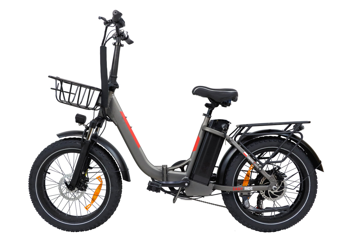 DZ-2030 Foldable Electric Bike, 20*3.0" Commuter Ebike, 48V 13Ah Li-Battery, 75Nm Adult Electric Bicycle