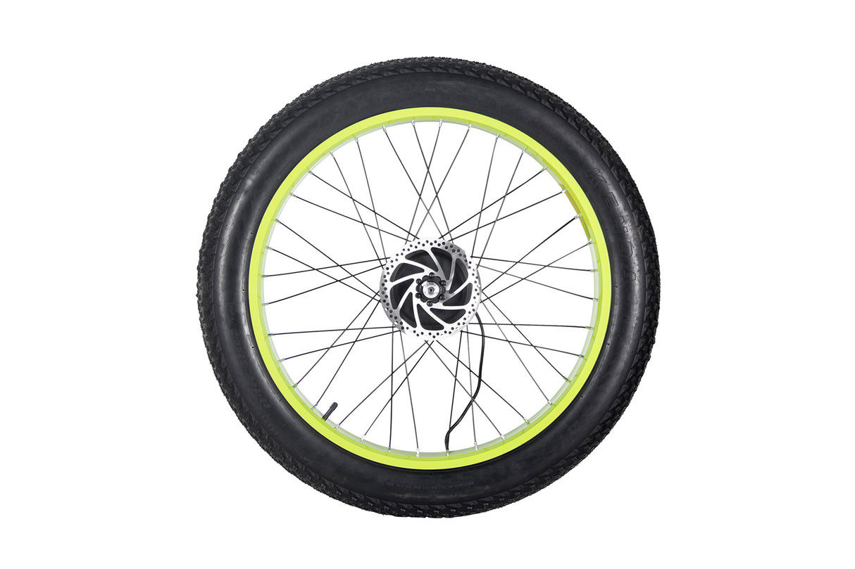 Electric bicycle rear wheel, including tires for M900