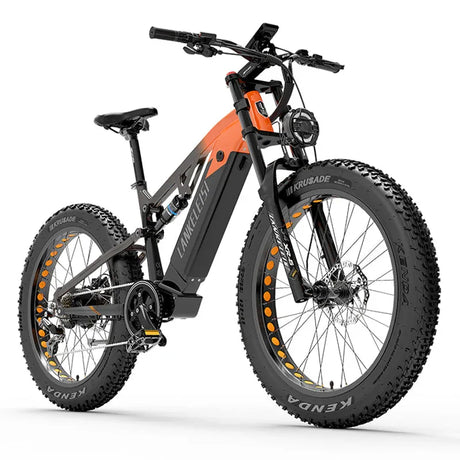 LANKELEISI RV800 Fat Electric Bike 26inch 52KMH | Bafang 1130w peak | ZOOM Disc Brake | 20Ah Samsung battery - Rich Bit eBike