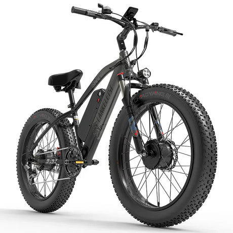 LANKELEISI MG740 Plus Snow Beach e Bike 26inch 49KMH | 48v 2000w dual motor | Hydraulic Disc Brake | 17.5Ah hidden battery - Rich Bit eBike