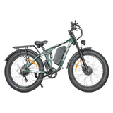 BAOLUJIE DP-2603+ Full Suspension Fat Electric Bike 26inch | 52v 3000w Dual motor | Hydraulic Disc Brake | 32Ah lithium battery