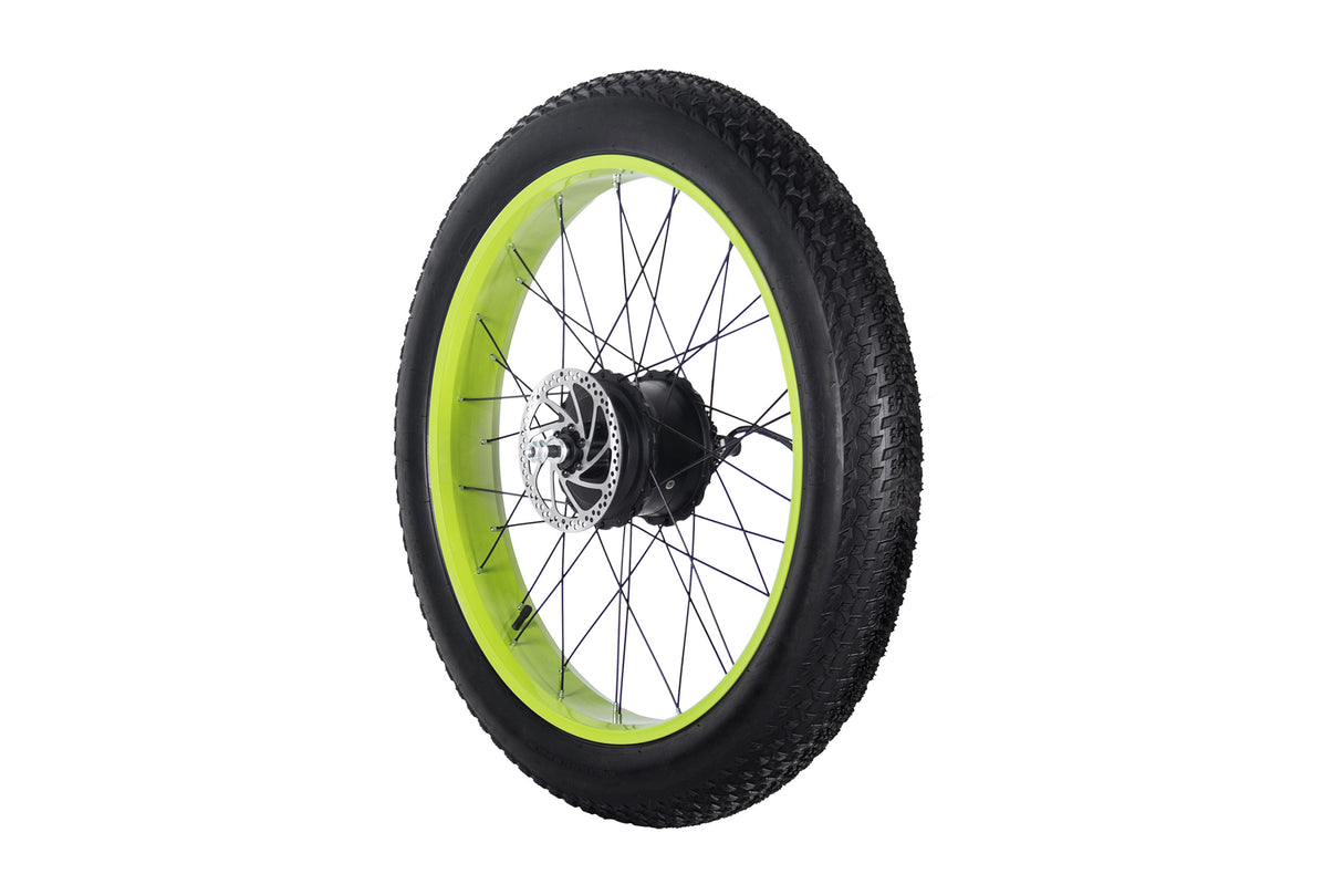 Electric bicycle rear wheel, including tires for M900